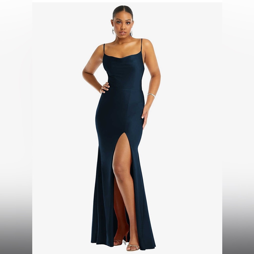 Dessy Elegant Black Evening Gown size XS NWT